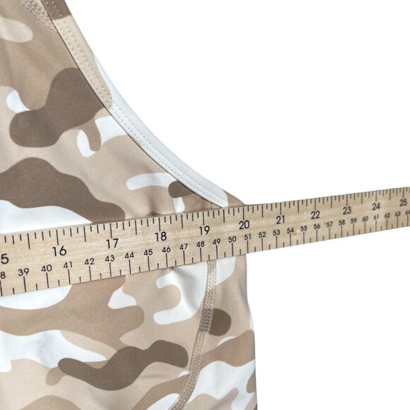 Torrid Active Sports Bra Size 3 US 3X Beige Camouflage Light Support Wireless - Picture 8 of 8